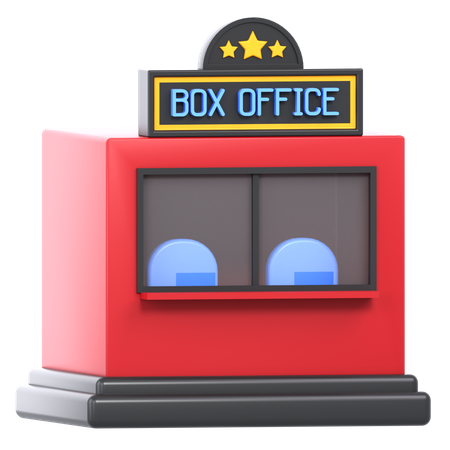 Box Office  3D Icon