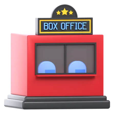 Box Office  3D Icon