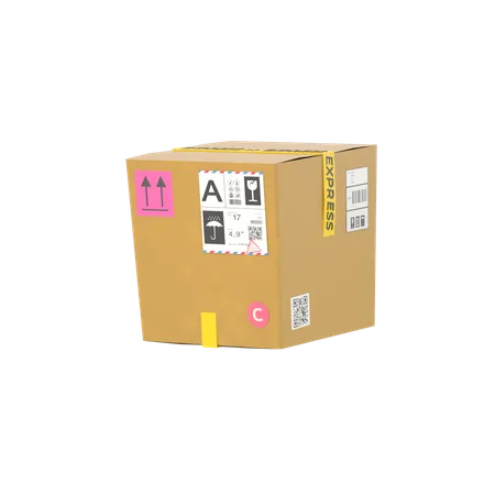 Box Packacge  3D Illustration