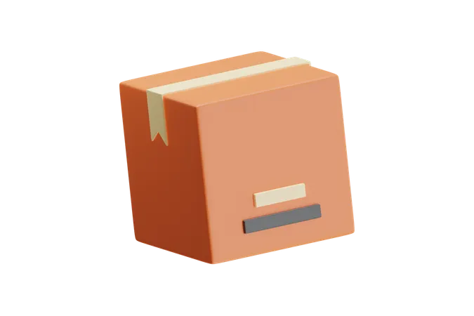 Box Package  3D Icon