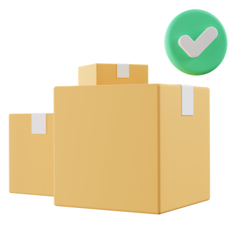 Box Package  3D Illustration