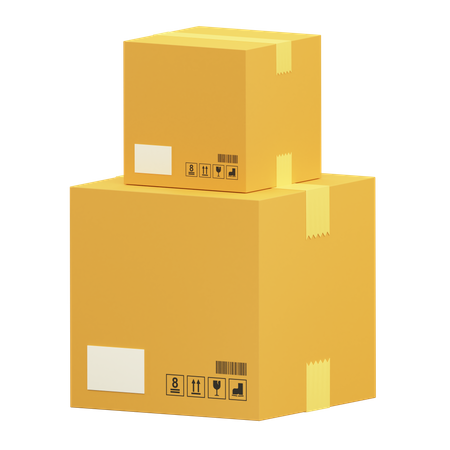 Box Package 3D Illustration
