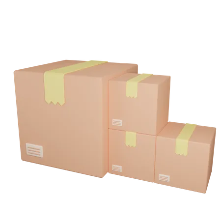 Box Package Illustration 3D Icon