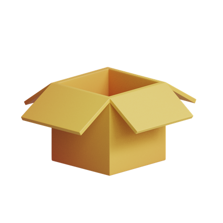 Box Package  3D Icon