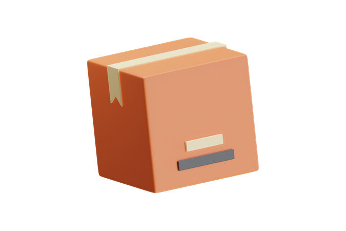 Box-Paket  3D Icon