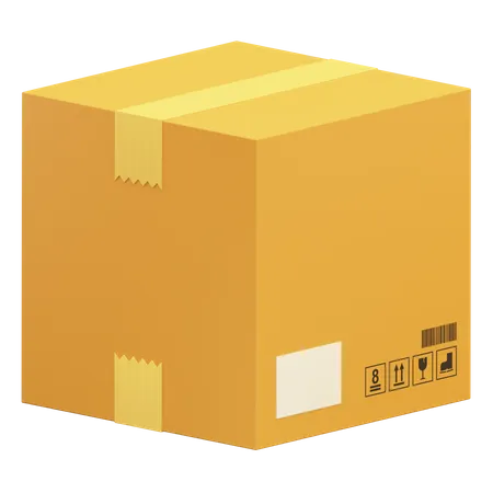 Box-Paket  3D Illustration
