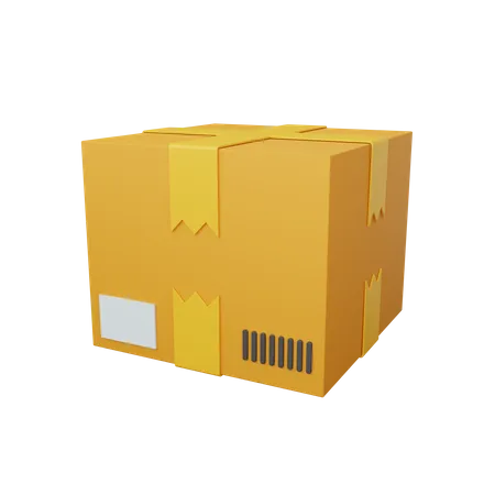 Box-Paket  3D Illustration