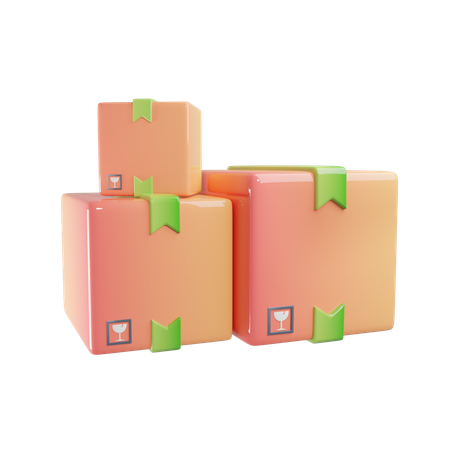 Box-Paket  3D Icon