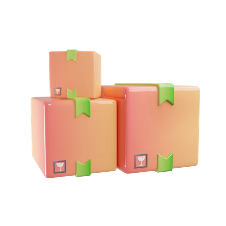 Box-Paket  3D Icon