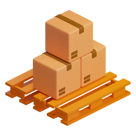 ボックスパレット  3D Icon