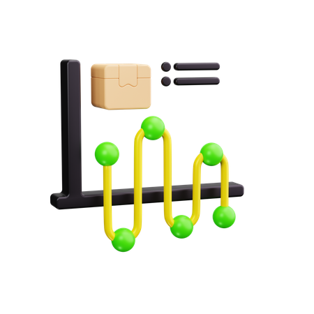 Box Plot  3D Icon