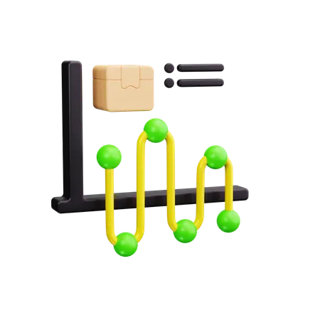 Box Plot  3D Icon