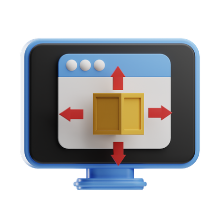 Kastenrichtung  3D Icon