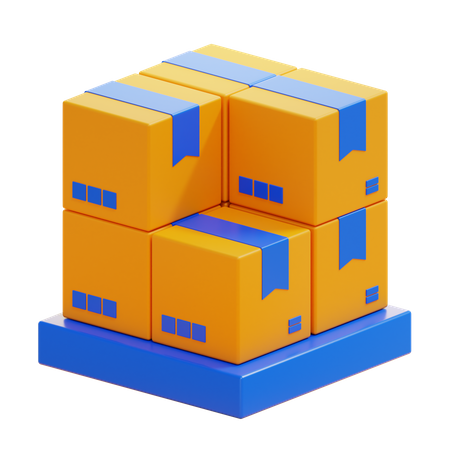 Box Storage  3D Icon