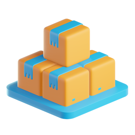 Box Storage  3D Icon