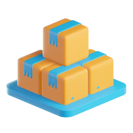 Box Storage  3D Icon