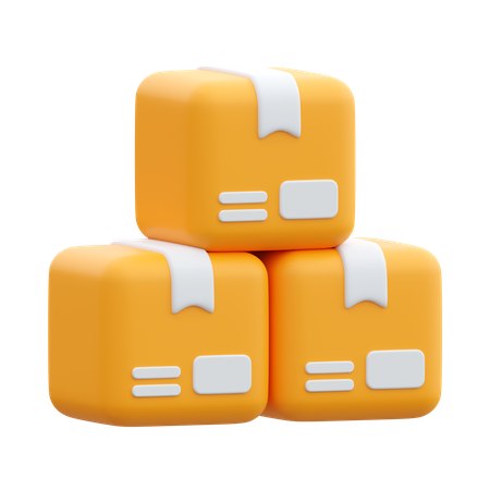 Box Storage  3D Icon