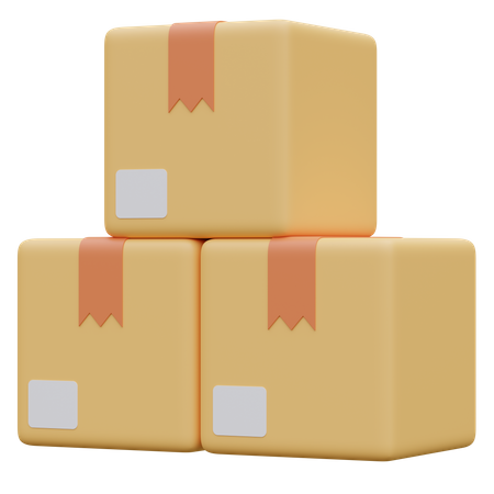 Box Storage  3D Icon