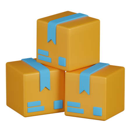 Box Storage  3D Icon