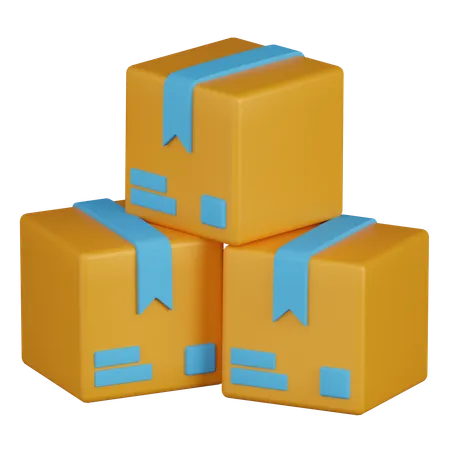 Box Storage  3D Icon