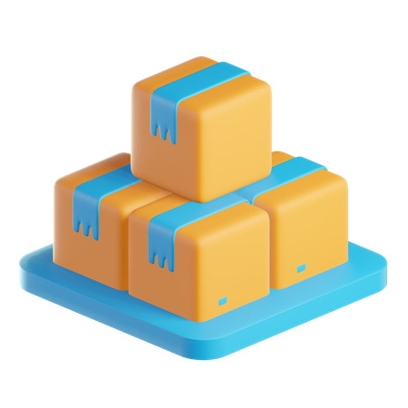 Box Storage  3D Icon