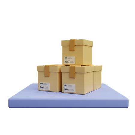Box Storage  3D Icon
