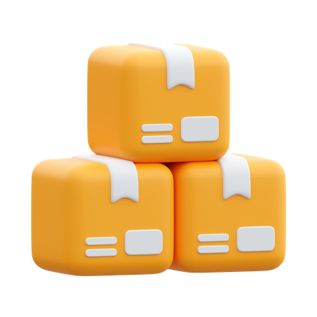 Box Storage  3D Icon