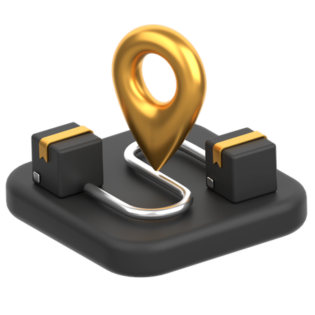 Box To Box Direction  3D Icon