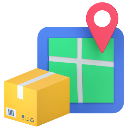 Box Tracking  3D Icon