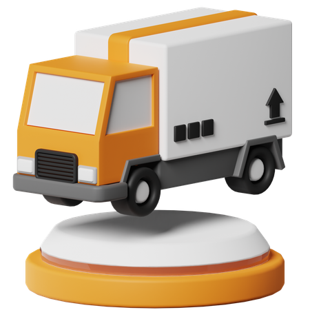 Box Truck  3D Icon