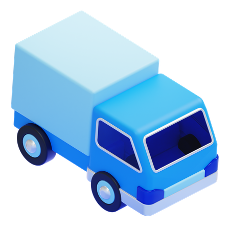 Box Truck  3D Icon