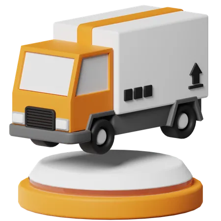 Box Truck  3D Icon