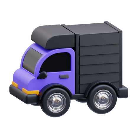Box Truck  3D Icon