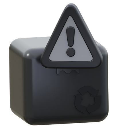 Box warning  3D Icon