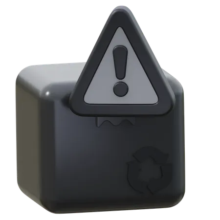 Box warning  3D Icon