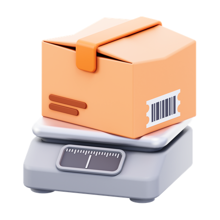 箱の重量  3D Icon