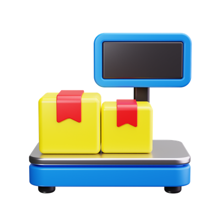 Box weight  3D Icon