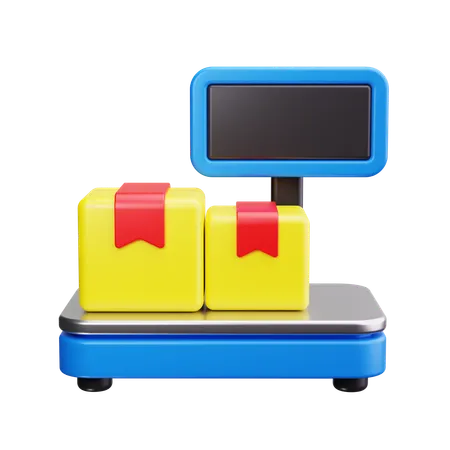 Box weight  3D Icon