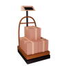 3d delivery weighing machine illustration