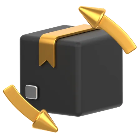 Box With Arrow  3D Icon