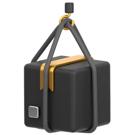 Box With Hook  3D Icon