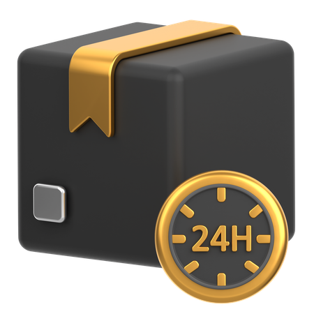 Box With Watch  3D Icon