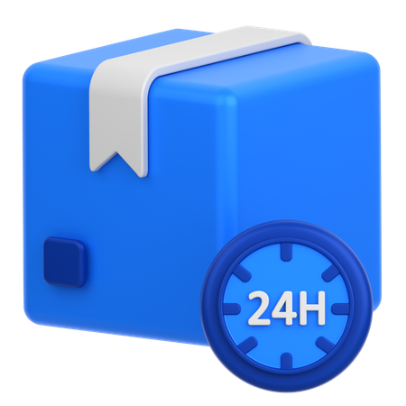 Box With Watch  3D Icon