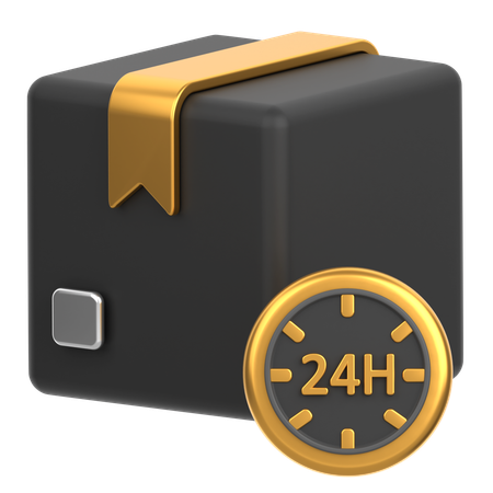 Box With Watch  3D Icon