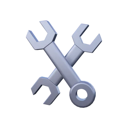 Box Wrench  3D Icon