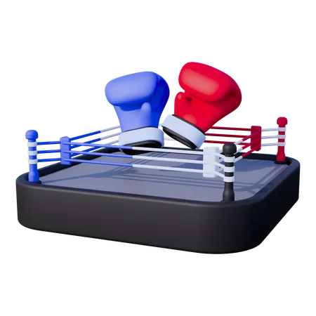 Arène de boxe  3D Icon