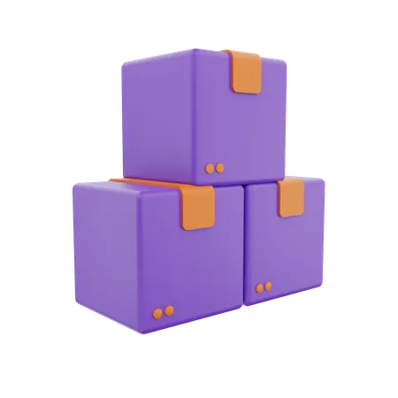 Boxen  3D Icon