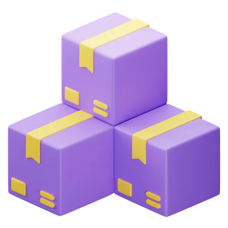 Boxen  3D Icon