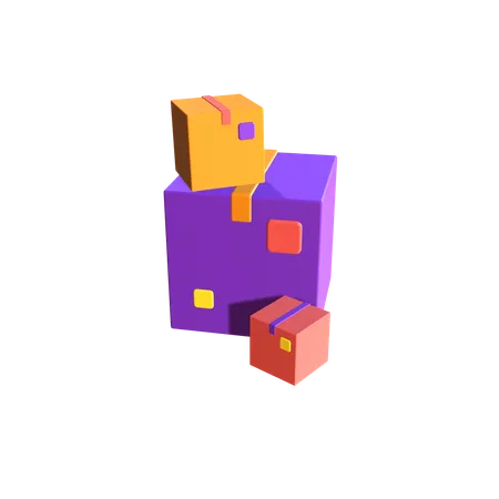 Boxen  3D Icon