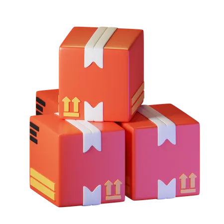 Box Delivery Isolated On Transparant Background 3 D Illustration High Resolution 3D Icon